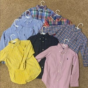 3t polo button down long sleeves